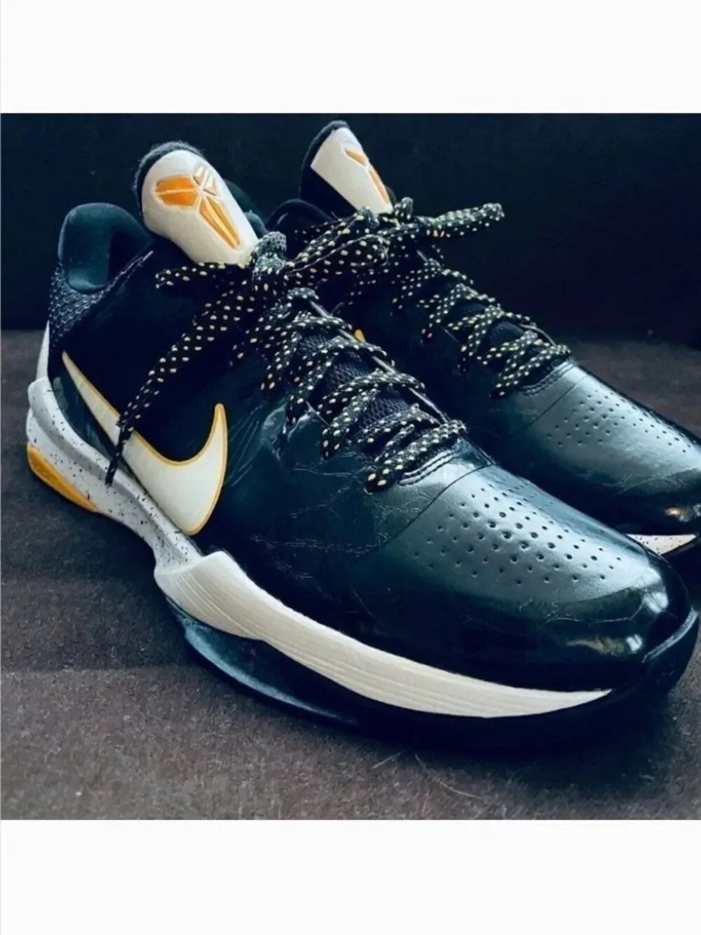 Nike Zoom Kobe 5 Del Sol Men 9 US 42.5 EUR 9.5 UK 386429-002 Excellent overall